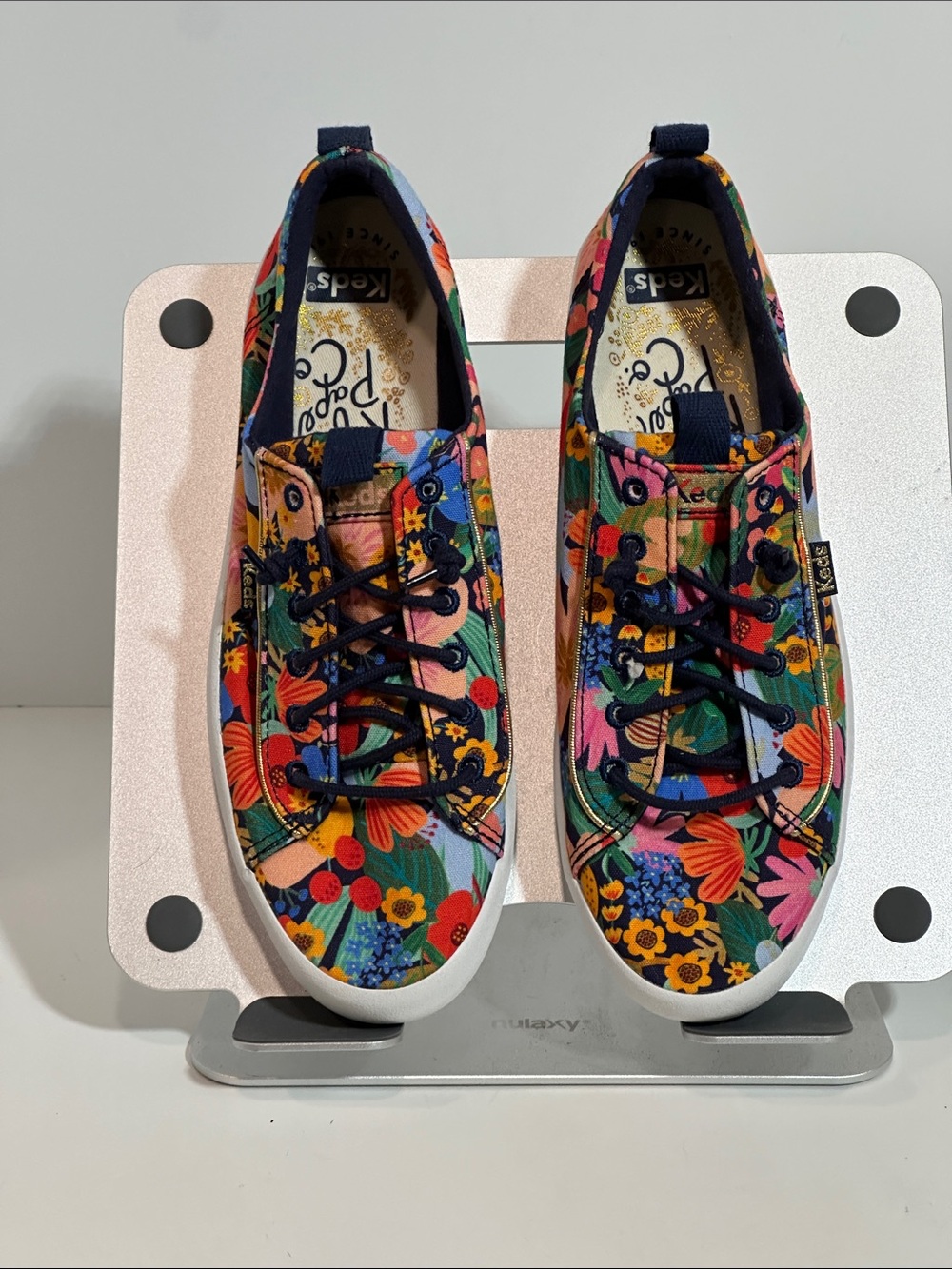 Keds x Rifle Paper Co. "Kickstart" Lace-Up Sneakers
